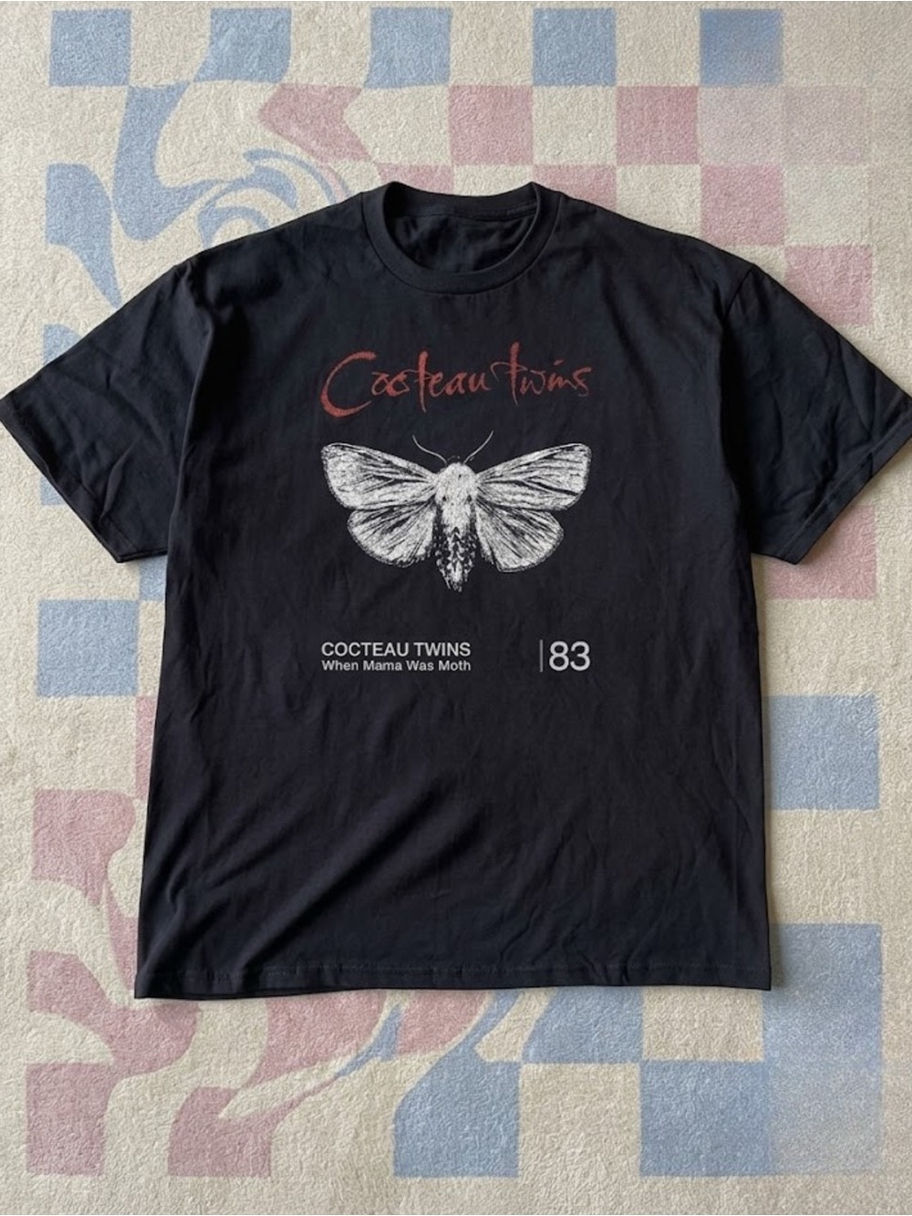 Cocteau Twins 'When Mama Was Moth' Black Graphic Tee